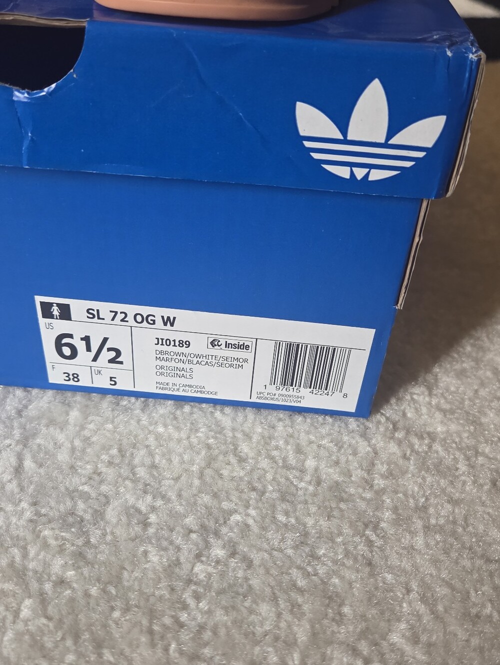 ADIDAS ORIGINALS SL 72 OG 'CHEETAH PACK' SNEAKER - Picture 8 of 8